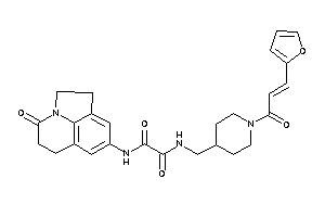 Image of N'-[[1-[3-(2-furyl)acryloyl]-4-piperidyl]methyl]-N-(ketoBLAHyl)oxamide