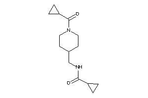 Image of N-[[1-(cyclopropanecarbonyl)-4-piperidyl]methyl]cyclopropanecarboxamide