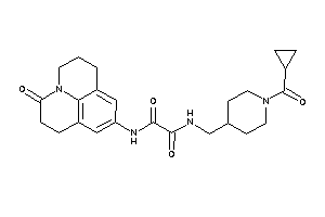 N'-[[1-(cyclopropanecarbonyl)-4-piperidyl]methyl]-N-(ketoBLAHyl)oxamide