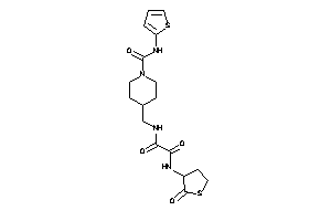 N'-(2-ketotetrahydrothiophen-3-yl)-N-[[1-(2-thienylcarbamoyl)-4-piperidyl]methyl]oxamide