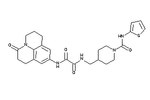 Image of N-(ketoBLAHyl)-N'-[[1-(2-thienylcarbamoyl)-4-piperidyl]methyl]oxamide