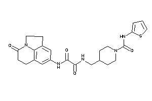 N-(ketoBLAHyl)-N'-[[1-(2-thienylcarbamoyl)-4-piperidyl]methyl]oxamide