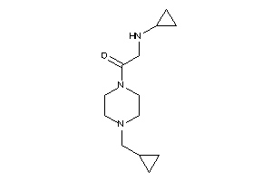 2-(cyclopropylamino)-1-[4-(cyclopropylmethyl)piperazino]ethanone