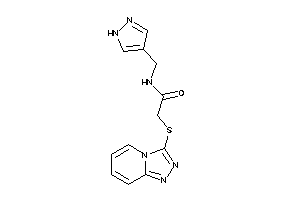 N-(1H-pyrazol-4-ylmethyl)-2-([1,2,4]triazolo[4,3-a]pyridin-3-ylthio)acetamide