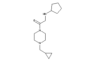 2-(cyclopentylamino)-1-[4-(cyclopropylmethyl)piperazino]ethanone