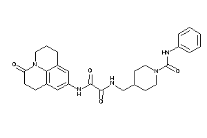 Image of N-(ketoBLAHyl)-N'-[[1-(phenylcarbamoyl)-4-piperidyl]methyl]oxamide