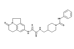 Image of N-(ketoBLAHyl)-N'-[[1-(phenylcarbamoyl)-4-piperidyl]methyl]oxamide