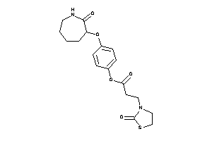 3-(2-ketothiazolidin-3-yl)propionic Acid [4-(2-ketoazepan-3-yl)oxyphenyl] Ester