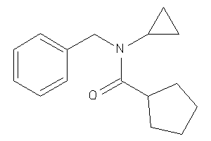N-benzyl-N-cyclopropyl-cyclopentanecarboxamide