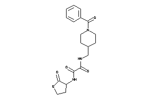 N'-[(1-benzoyl-4-piperidyl)methyl]-N-(2-ketotetrahydrothiophen-3-yl)oxamide