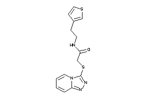 N-[2-(3-thienyl)ethyl]-2-([1,2,4]triazolo[4,3-a]pyridin-3-ylthio)acetamide