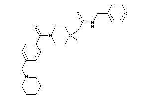 N-benzyl-6-[4-(piperidinomethyl)benzoyl]-6-azaspiro[2.5]octane-2-carboxamide