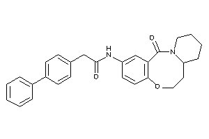 N-(ketoBLAHyl)-2-(4-phenylphenyl)acetamide