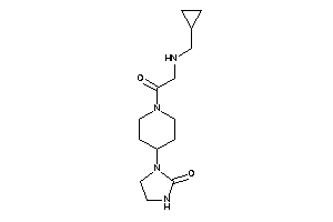 Image of 1-[1-[2-(cyclopropylmethylamino)acetyl]-4-piperidyl]-2-imidazolidinone