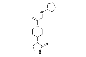 1-[1-[2-(cyclopentylamino)acetyl]-4-piperidyl]-2-imidazolidinone