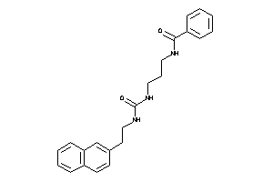 N-[3-[2-(2-naphthyl)ethylcarbamoylamino]propyl]benzamide