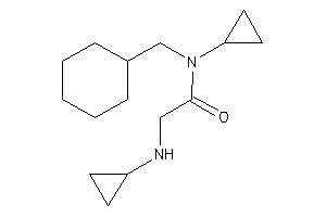 N-(cyclohexylmethyl)-N-cyclopropyl-2-(cyclopropylamino)acetamide