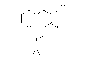 N-(cyclohexylmethyl)-N-cyclopropyl-3-(cyclopropylamino)propionamide