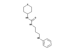 1-(3-anilinopropyl)-3-tetrahydrothiopyran-4-yl-urea