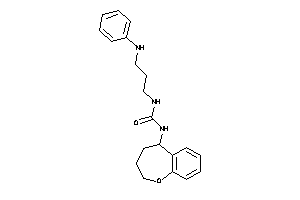 1-(3-anilinopropyl)-3-(2,3,4,5-tetrahydro-1-benzoxepin-5-yl)urea