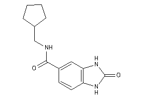 N-(cyclopentylmethyl)-2-keto-1,3-dihydrobenzimidazole-5-carboxamide