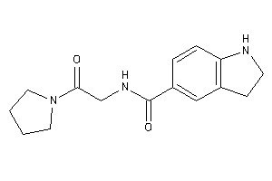 N-(2-keto-2-pyrrolidino-ethyl)indoline-5-carboxamide