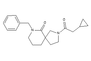 7-benzyl-3-(2-cyclopropylacetyl)-3,7-diazaspiro[4.5]decan-6-one