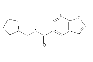 N-(cyclopentylmethyl)isoxazolo[5,4-b]pyridine-5-carboxamide