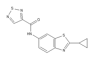 N-(2-cyclopropyl-1,3-benzothiazol-6-yl)-1,2,5-thiadiazole-3-carboxamide