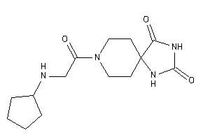 Image of 8-[2-(cyclopentylamino)acetyl]-2,4,8-triazaspiro[4.5]decane-1,3-quinone