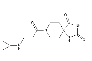 8-[3-(cyclopropylamino)propanoyl]-2,4,8-triazaspiro[4.5]decane-1,3-quinone