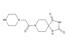 Image of 8-(2-piperazinoacetyl)-2,4,8-triazaspiro[4.5]decane-1,3-quinone