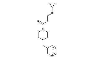 3-(cyclopropylamino)-1-[4-(3-pyridylmethyl)piperazino]propan-1-one