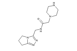 N-(6,7-dihydro-5H-pyrrolo[2,1-c][1,2,4]triazol-3-ylmethyl)-2-piperazino-acetamide