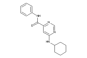 6-(cyclohexylamino)-N-phenyl-pyrimidine-4-carboxamide