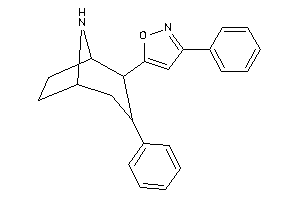 3-phenyl-5-(3-phenyl-8-azabicyclo[3.2.1]octan-2-yl)isoxazole