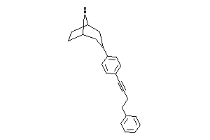 3-[4-(4-phenylbut-1-ynyl)phenyl]-8-azabicyclo[3.2.1]octane