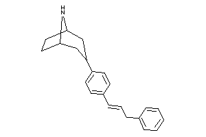 3-[4-(3-phenylprop-1-enyl)phenyl]-8-azabicyclo[3.2.1]octane