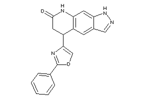 Image of 5-(2-phenyloxazol-4-yl)-1,5,6,8-tetrahydropyrazolo[4,3-g]quinolin-7-one