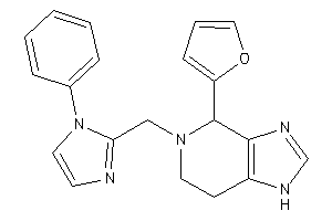 4-(2-furyl)-5-[(1-phenylimidazol-2-yl)methyl]-1,4,6,7-tetrahydroimidazo[4,5-c]pyridine