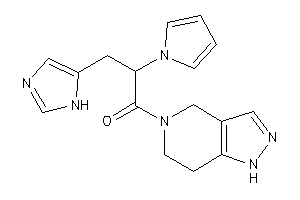 3-(1H-imidazol-5-yl)-2-pyrrol-1-yl-1-(1,4,6,7-tetrahydropyrazolo[4,3-c]pyridin-5-yl)propan-1-one