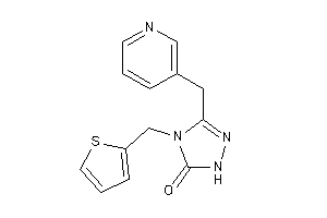 3-(3-pyridylmethyl)-4-(2-thenyl)-1H-1,2,4-triazol-5-one