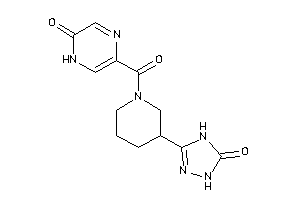 5-[3-(5-keto-1,4-dihydro-1,2,4-triazol-3-yl)piperidine-1-carbonyl]-1H-pyrazin-2-one