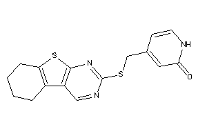 4-[(5,6,7,8-tetrahydrobenzothiopheno[2,3-d]pyrimidin-2-ylthio)methyl]-2-pyridone