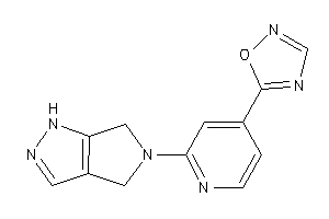 Image of 5-[2-(4,6-dihydro-1H-pyrrolo[3,4-c]pyrazol-5-yl)-4-pyridyl]-1,2,4-oxadiazole