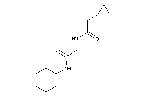 Image of N-cyclohexyl-2-[(2-cyclopropylacetyl)amino]acetamide