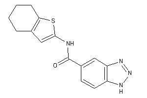 N-(4,5,6,7-tetrahydrobenzothiophen-2-yl)-1H-benzotriazole-5-carboxamide