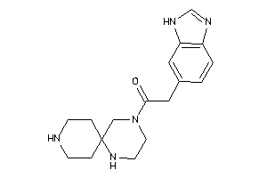 2-(3H-benzimidazol-5-yl)-1-(1,4,9-triazaspiro[5.5]undecan-4-yl)ethanone