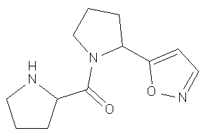 Image of (2-isoxazol-5-ylpyrrolidino)-pyrrolidin-2-yl-methanone