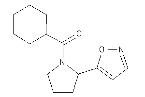 Image of Cyclohexyl-(2-isoxazol-5-ylpyrrolidino)methanone